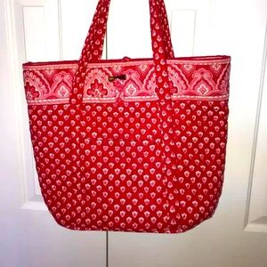Vera Bradley Nantucket Red (Retired) Tote Bag. Excellent condition. NWOT